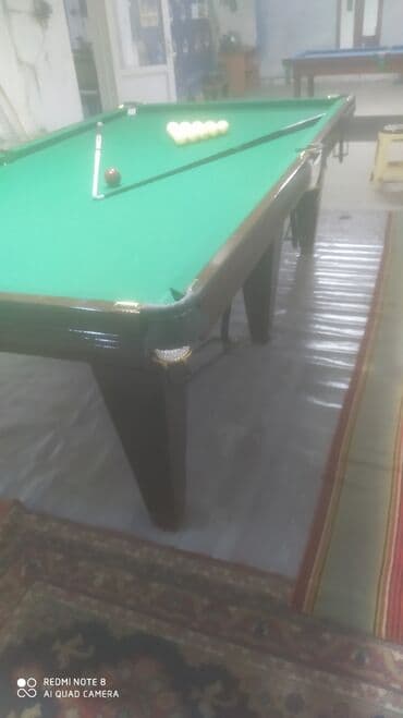 Boks kisələri: Bilyard masası – Rusiya piramidası üçün - Ölçü: iri ölçülü masa — 4