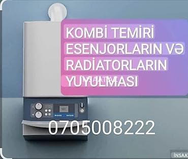 Xidmət: Kombi təmiri və sistemlərin yuyulması - Kombi aparatlarının