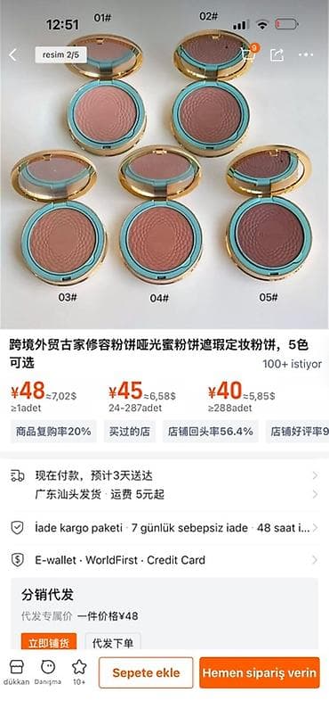 kasmetkalar: Influence Beauty Highlighter – üçbucaq formalı kompakt parıldadıcı - — 5