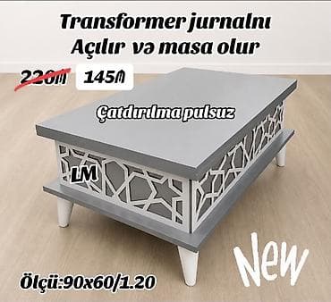 Transformer jurnalı – açılır və masa olur. - Funksional dizayn