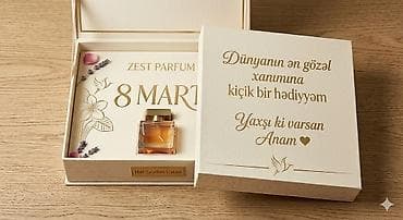 ideal parfumeriya: ZEST PARFUM – 8 Mart üçün xüsusi ətir hədiyyə qutuları - Dizayn: lüks — 4