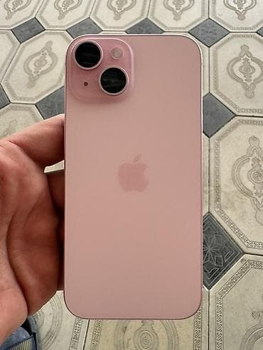 2 ci əl notebook: IPhone 15, 128 GB, Çəhrayı, Zəmanət, Barmaq izi, Face ID — 4