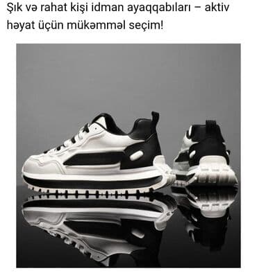 Kişi idman ayaqqabıları – gündəlik gəzinti, məşq və açıq hava