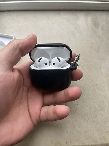airpods qulaqciq: Yeni Simsiz (Bluetooth) Qulaqcıqlar, Apple, rəng - Ağ — 7