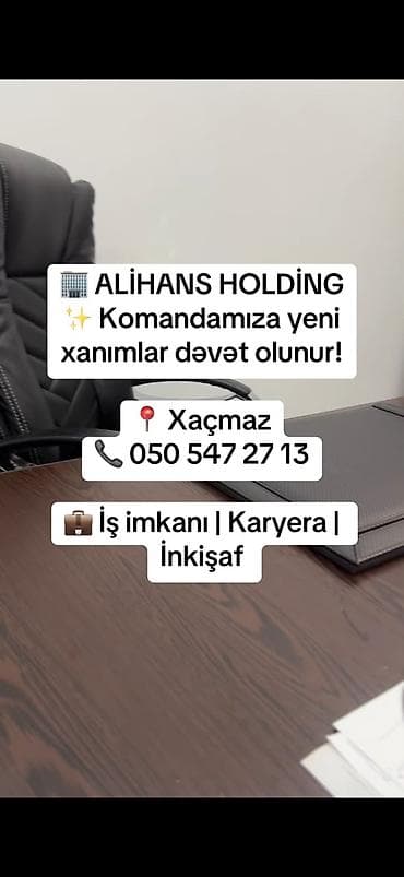 vakansiya iş: Ofis menecer, katib tələb olunur — 1