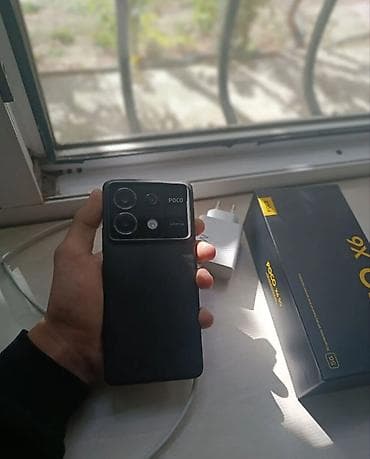 iphone 8 32gb: Poco X6, 256 GB, rəng - Qara, Barmaq izi, Face ID — 1