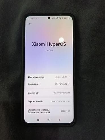 samsung note 10 pulus: Redmi Note 14, 256 GB, rəng - Qara — 3