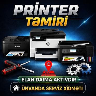 termal printer: "Printer təmiri ustası" olaraq printerlərin təmiri, quraşdırılması — 1
