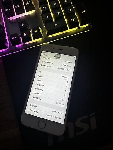 2 ci el iphone 13: IPhone 7, 32 GB, Gümüşü, Barmaq izi — 2