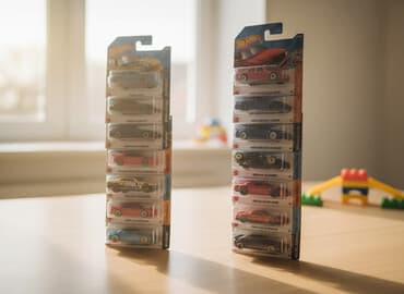 Hot Wheels kolleksiya dəsti – kartlı, açılmamış 1:64 miqyaslı tökmə