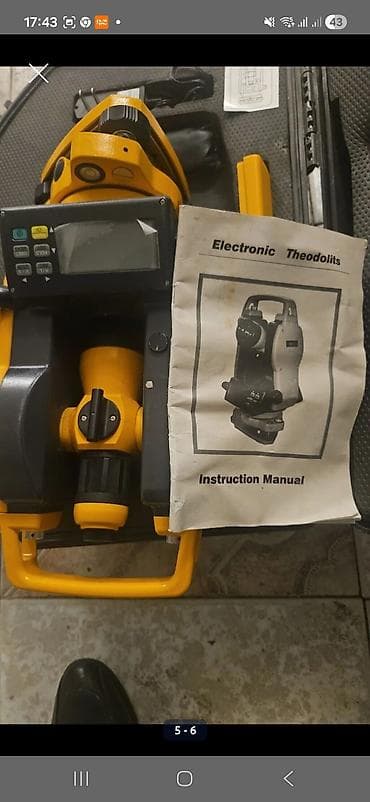 kreditle drel: Elektron teodolit dəsti Peşəkar geodeziya və tikinti ölçmələri üçün — 3