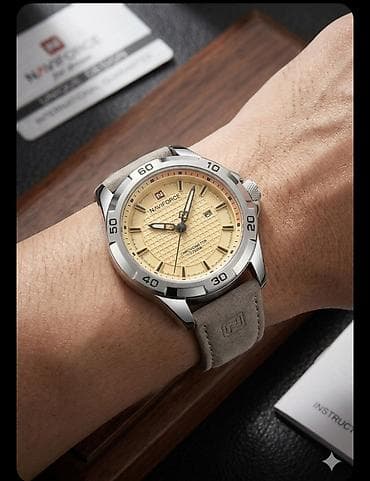 saat alisi: Yeni, Qol saatı, NaviForce, rəng - Gümüşü — 2