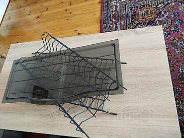 Mətbəx qab-qaşıq quruducusu seti - Material: metaldan hazırlanmış tel — 2
