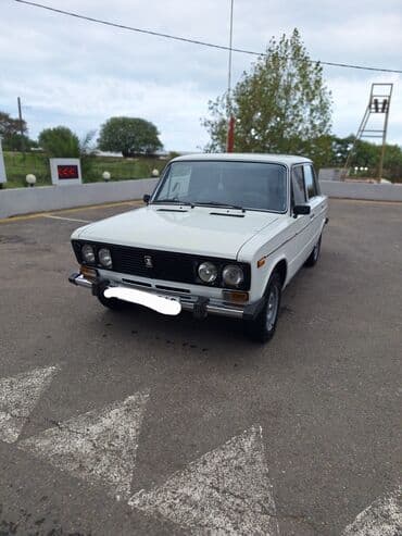 ваза стеклянная прозрачная высокая без узора: VAZ 2106 sedan - Korpus: Ağ rəng, 4 qapı, xrom ön-arka bamperlər — 18