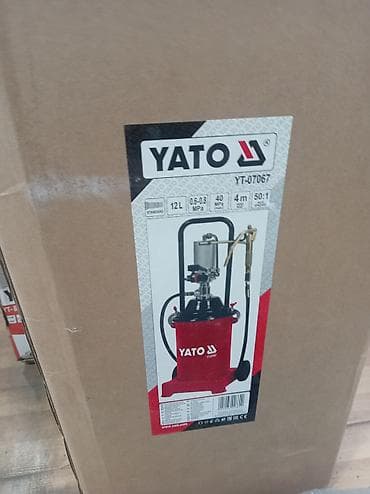 teker aparat: YATO YT-07067 pnevmatik yağlama aparatı - Həcm: 12 litr - İşçi — 1
