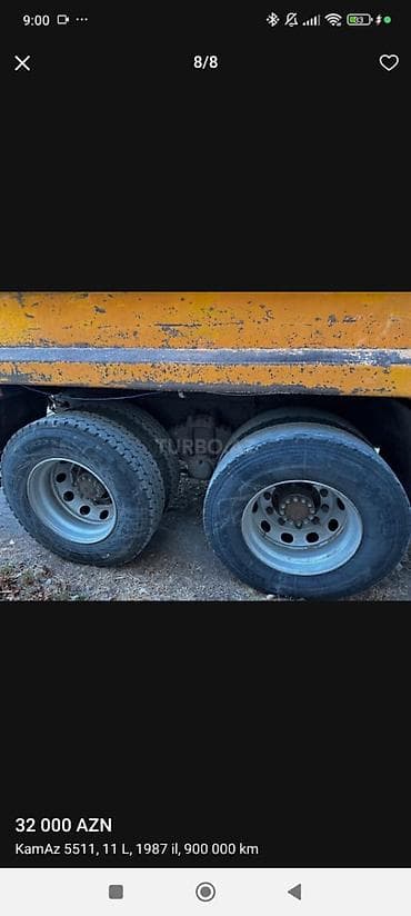 maşın üçün kamera: KamAZ 5511 samosval + qoşqu - Mühərrik: 11 L dizel - Buraxılış ili — 3