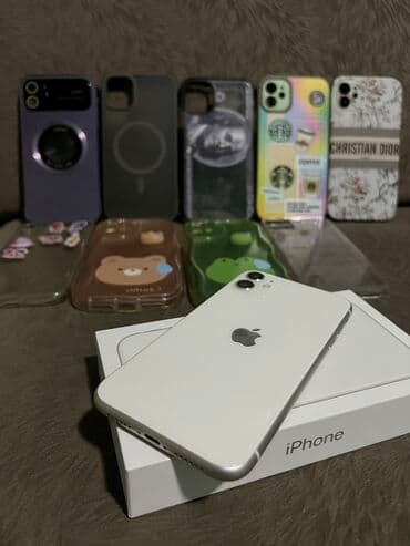 айфон 13 про бу: IPhone 11, 64 ГБ, Белый — 1