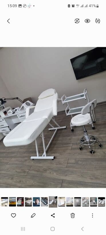 кушетка для массажа складная бу: Новый, Масажная кушетка, Складной, цвет - Белый — 18