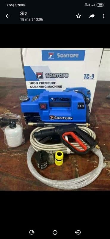 Moyka aparatı yeni keyfiyyətli təmiz mis sarğı ilə yeni Avtoyuma