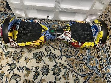 electro gitara: Qraffiti dizaynlı hoverboard (özünü balanslayan skuter) - Ölçü: 6.5 — 4