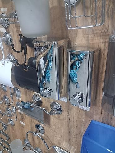 dişlər: Divar tipli maye sabun dispenserləri – paslanmayan poladdan, parlaq — 3