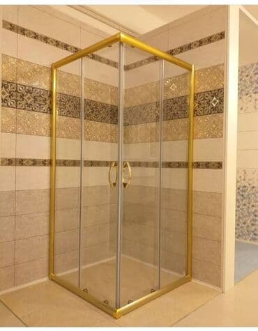 hamam ucun duş kabinleri: Yeni Arakəsmə, Düzbucaqlı, Pulsuz çatdırılma — 25