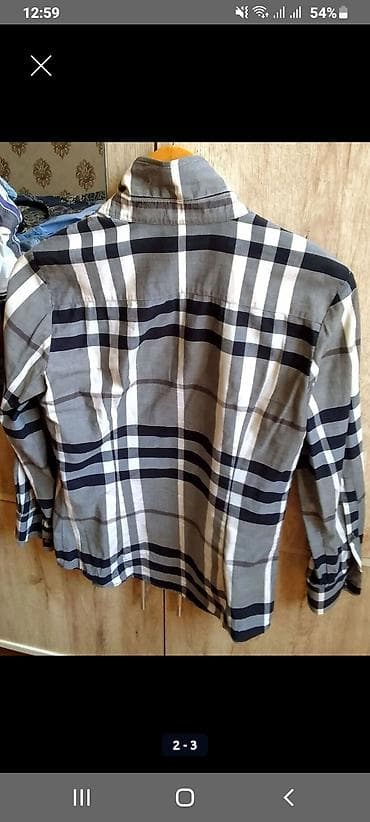 ucuz kurtkalar: Köynək, Burberry, L, rəng - Boz — 3