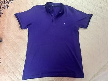 Bənövşəyi rəngli kişi polo köynəyi - Klassik polo dizaynı: yaxalıq lalafo.az -da Bənövşəyi rəngli kişi polo köynəyi - Klassik polo dizaynı: yaxalıq