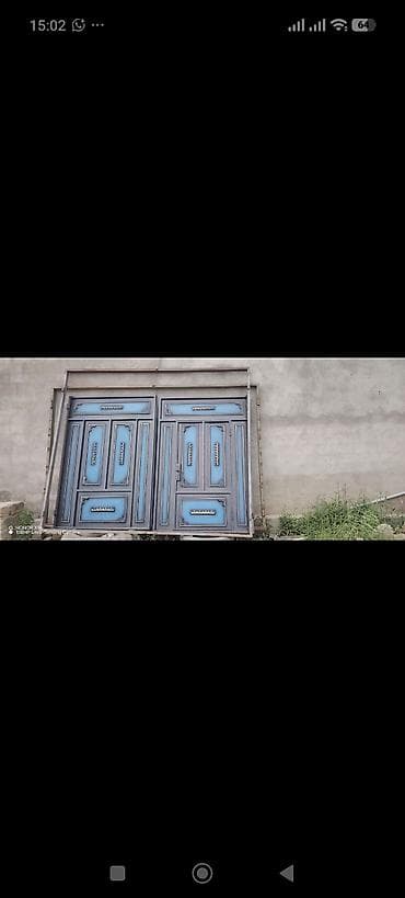 Təmir və tikinti: İşlənmiş Dəmir Həyət darvazası, Yana açılan, 350 m, Mexaniki, Qapı ilə, Kredit yoxdur, Ödənişli quraşdırma, Ünvandan götürmə — 1