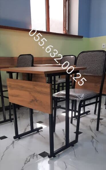 uşaq stol stul: Tədris kursları üçün stol stul desti masa və oturacaqlar dəstləri — 6