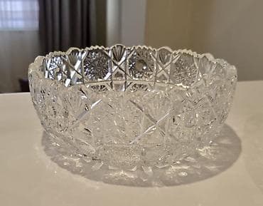 Xrustal konfet qabları – 2 ədəd dəst - Material: şəffaf, qalın