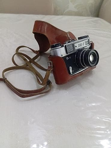 hdd disk: FED-5 film fotoaparatı + orijinal dəri futlyar və kəmər - Tip: 35 mm — 3