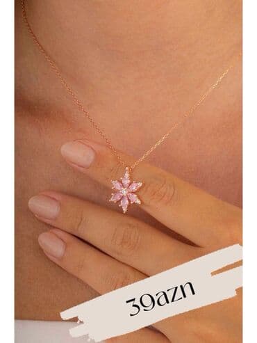 Hummer: Zərif qadın boyunbağıları kolleksiyası - Qar dənəsi asqılı gümüş — 10