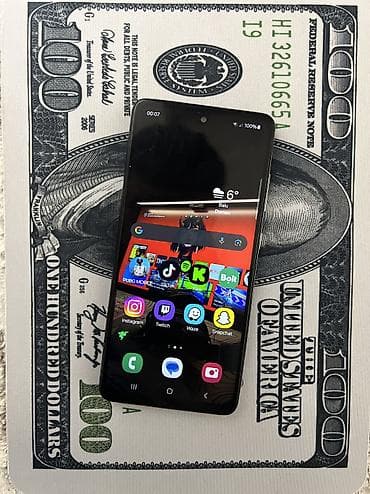 intel core i5: Samsung Galaxy A52, 128 GB, rəng - Qara, Barmaq izi, Face ID — 2