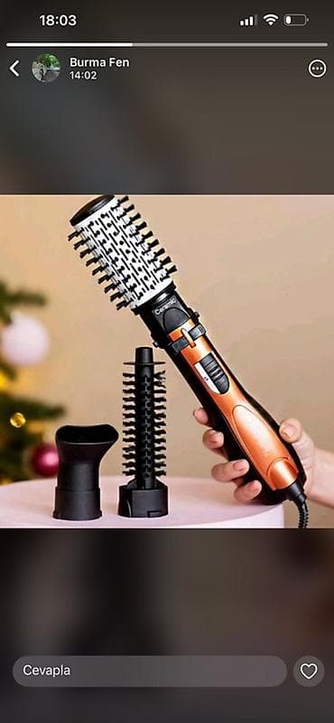 Краны водонагреватели: Döner fırçalı fen (burma fen) – çoxfunksiyalı saç quruducu və — 1