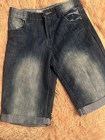 şort: Qadınlar üçün denim şort - Model: Dizə qədər uzunluqda, klassik 5 — 4