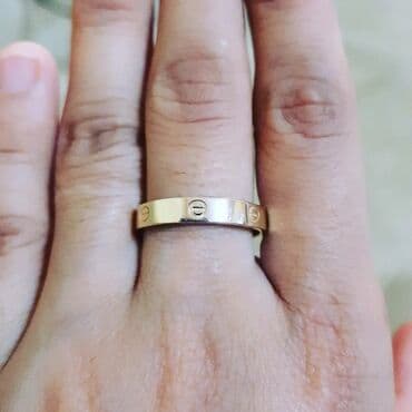 tək qaş: Alyans, Üzük, Sarı qızıl, 585 Əyar, Qaşsız — 2