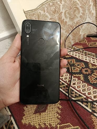 300 manata telefon: Redmi Note 7, 32 GB, rəng - Qara, Sensor, Barmaq izi, İki sim kartlı — 2