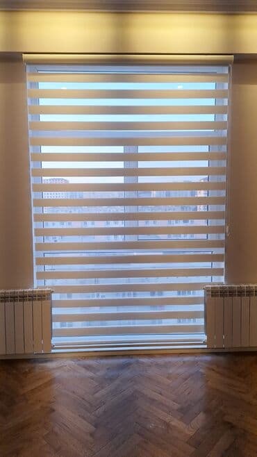 Pərdə və tüllər: Zebra və plisse jalüzlər Məhsul təsviri: - Zebra jalüz: İkiqat — 7