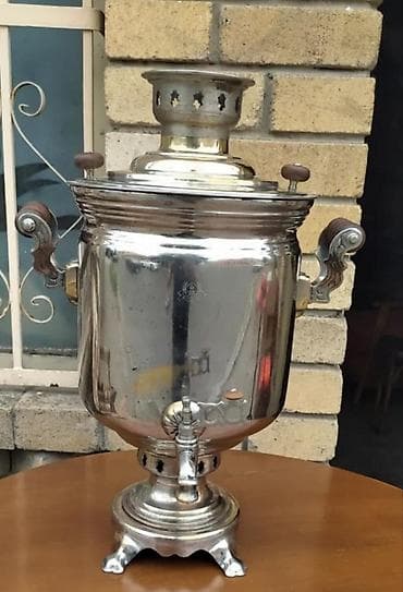 Klassik metal samovar - Material: cilalanmış metal/gümüşü rəng - lalafo.az -da Klassik metal samovar - Material: cilalanmış metal/gümüşü rəng -