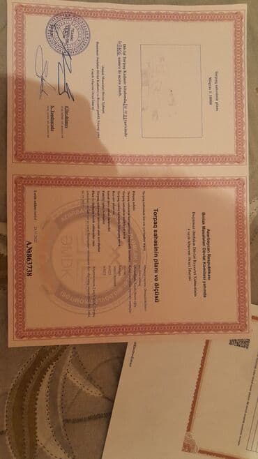 agdas emlak: 253 sot, Kənd təsərrüfatı, Kupça (Çıxarış) — 1