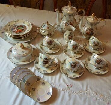 зеркальная посуда для фуршета: Чайный набор — 1