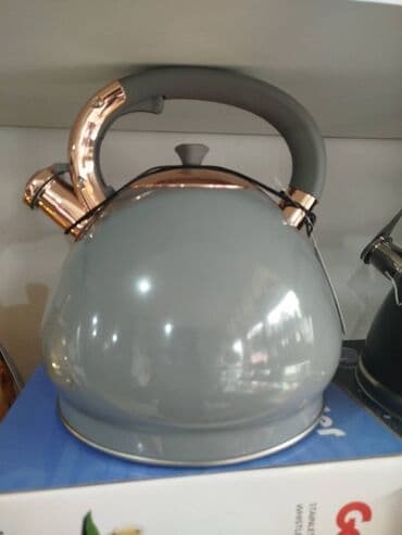 Yeni, rəng - Boz, Çaydan, Paslanmayan polad