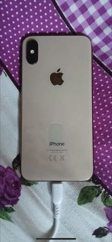iphone zəng: IPhone Xs, 64 GB, Matte Gold, Barmaq izi — 1