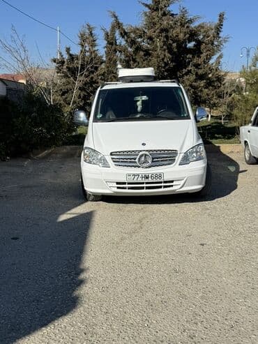 диски на мерседес: Ağ rəngli Mercedes-Benz Vito mikroavtobusu. Bu model yük və ya — 2