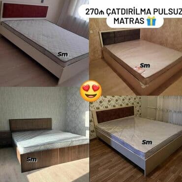 dosek matras: Yeni, İkinəfərlik çarpayı, Matras ilə — 1