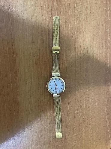 90 azn-ə SAAT STORE-dən alınıb Qol saatı – klassik dizayn, qızılı ton