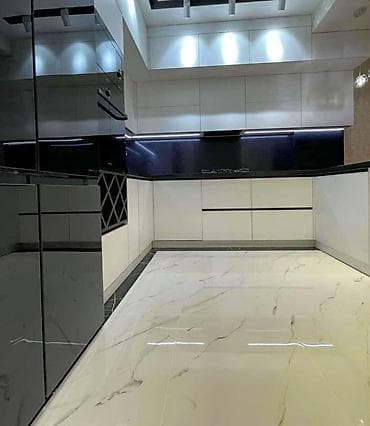 mebel alan: Sifarişlə mətbəx dəsti, Özü çəkən petlələr, Taxta, Kredit yoxdur, Pulsuz çatdırılma — 1