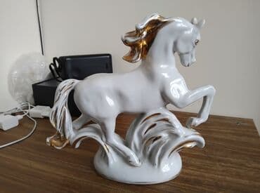 Fiqur, Keramika, rəng - Ağ