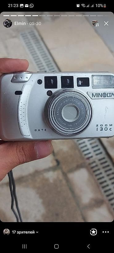 Minolta Zoom 130c plyonka fotoaparatı - 35mm plyonka üçün kompakt